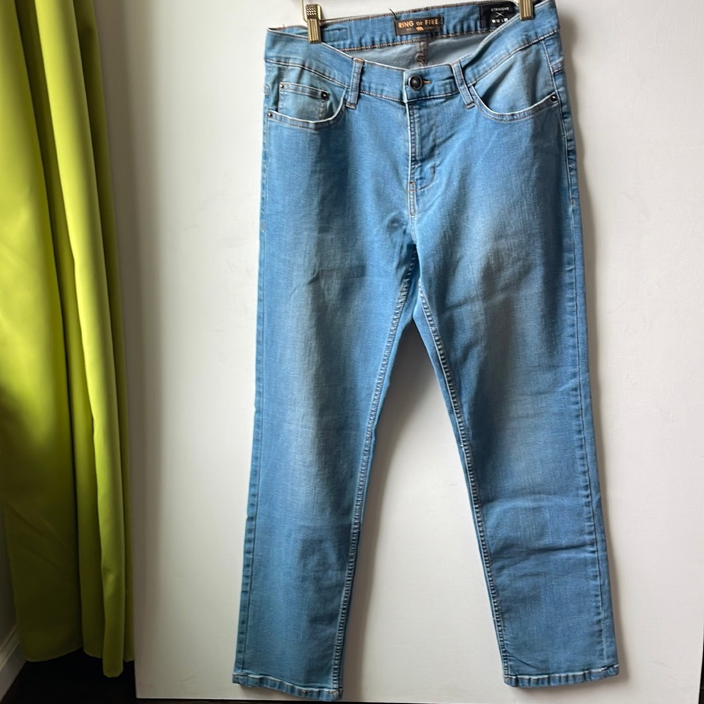 Ring of Fire Men’s Straight Fit Denim Jeans | W32L30